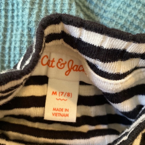 *Bundle of 2* Like New Cat & Jack Long Sleeve Shirts size 7/8 - Picture 4 of 5